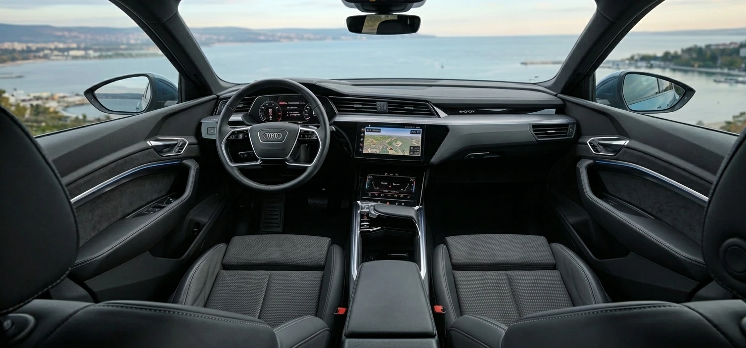 Audi E-Tron Q8 S line, за маняци!, снимка 8 - Автомобили и джипове - 56036793