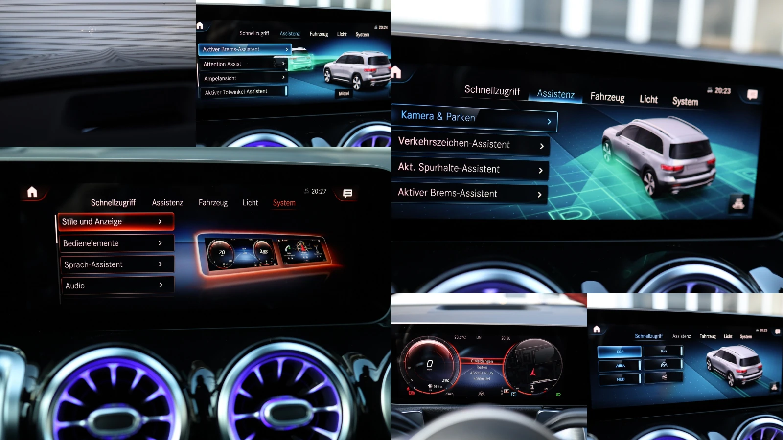 Mercedes-Benz GLB 250 AMG 4Matic Multibeam KeyGO 360 HuD Assist SzH , снимка 12 - Автомобили и джипове - 53734427