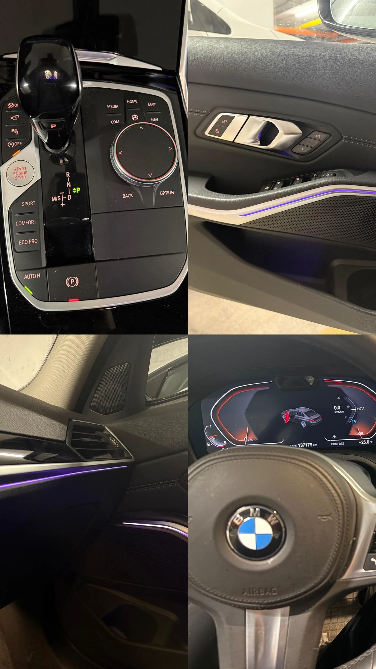 BMW 330 Laser/360 Camera/Full Assist/Подгрев/Кожа, снимка 11 - Автомобили и джипове - 54683599