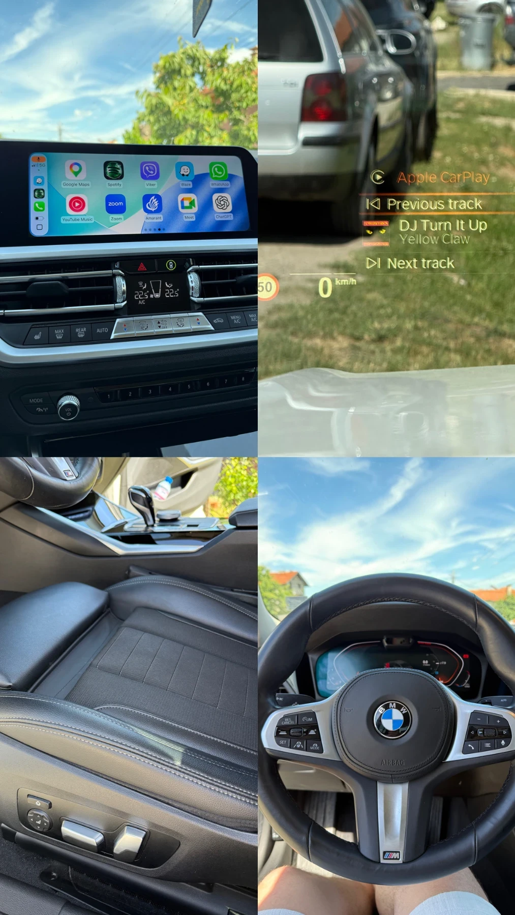 BMW 330 Laser/360 Camera/Full Assist/Подгрев/Кожа, снимка 7 - Автомобили и джипове - 54683599