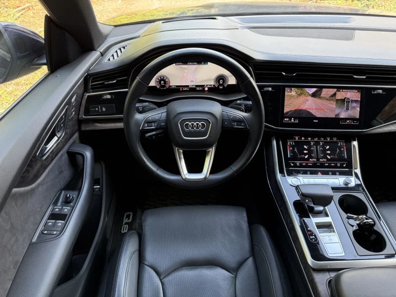 Audi Q8 55TFSI/S-line/360/Head-Up/ВАКУМ/Завиващ заден мост, снимка 16 - Автомобили и джипове - 52644585