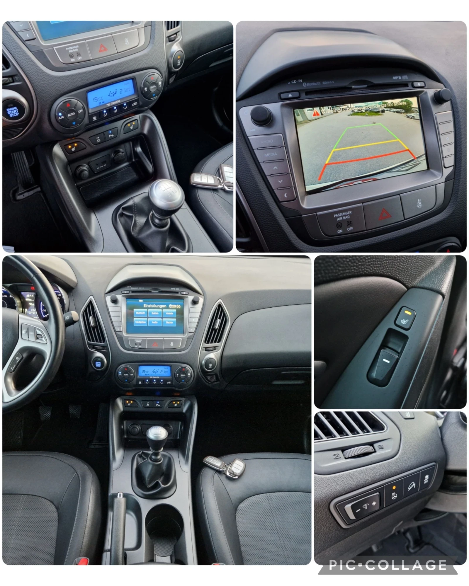Hyundai IX35 2.0CRDi 184k.4X4/ПАНОР/КОЖА/НАВИ/КЕЙЛЕС/ШВЕЙЦАРИЯ , снимка 16 - Автомобили и джипове - 54706200