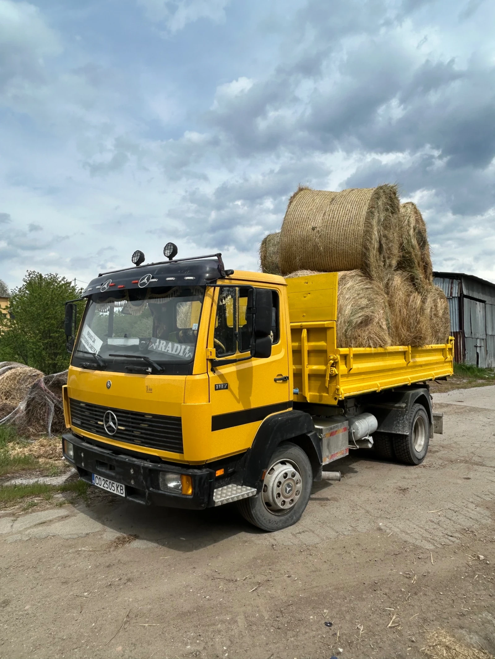 Mercedes-Benz 1117 Тристранен самосвал MEILLER KIPPER 4метра, снимка 6 - Камиони - 55956273