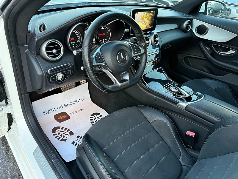 Mercedes-Benz C 220 AMG-PANORAMA-LED-BIXENON-9скорости-163218км !!!, снимка 9 - Автомобили и джипове - 50704677