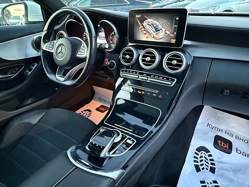 Mercedes-Benz C 220 AMG-PANORAMA-LED-BIXENON-9скорости-163218км !!!, снимка 13 - Автомобили и джипове - 50704677