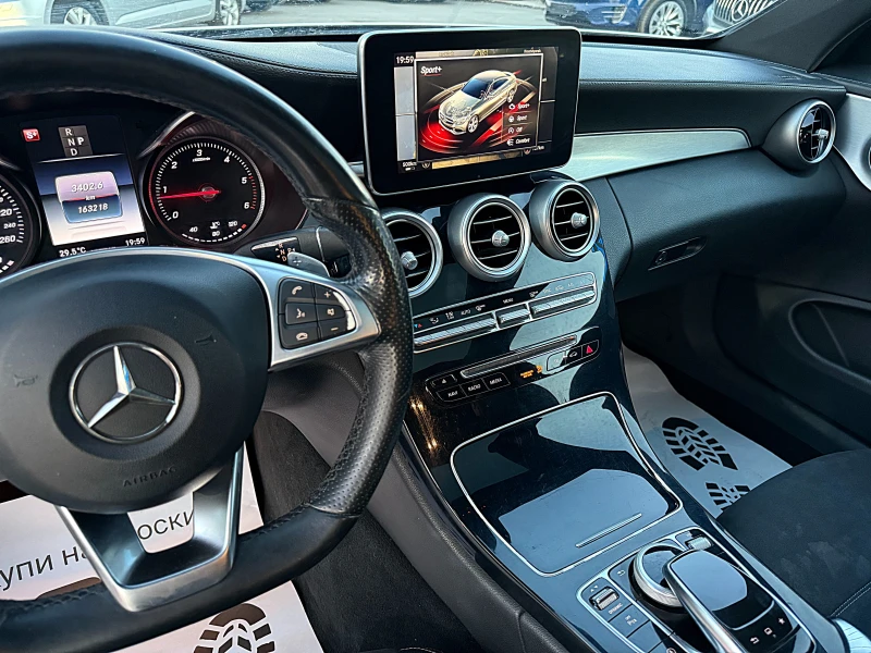 Mercedes-Benz C 220 AMG-PANORAMA-LED-BIXENON-9скорости-163218км !!!, снимка 11 - Автомобили и джипове - 50704677