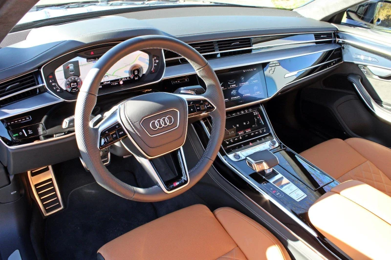 Audi A8 55 TFSI/LONG/S-LINE/S-SEATS/B&O/MATRIX/HEAD UP/, снимка 11 - Автомобили и джипове - 51218205