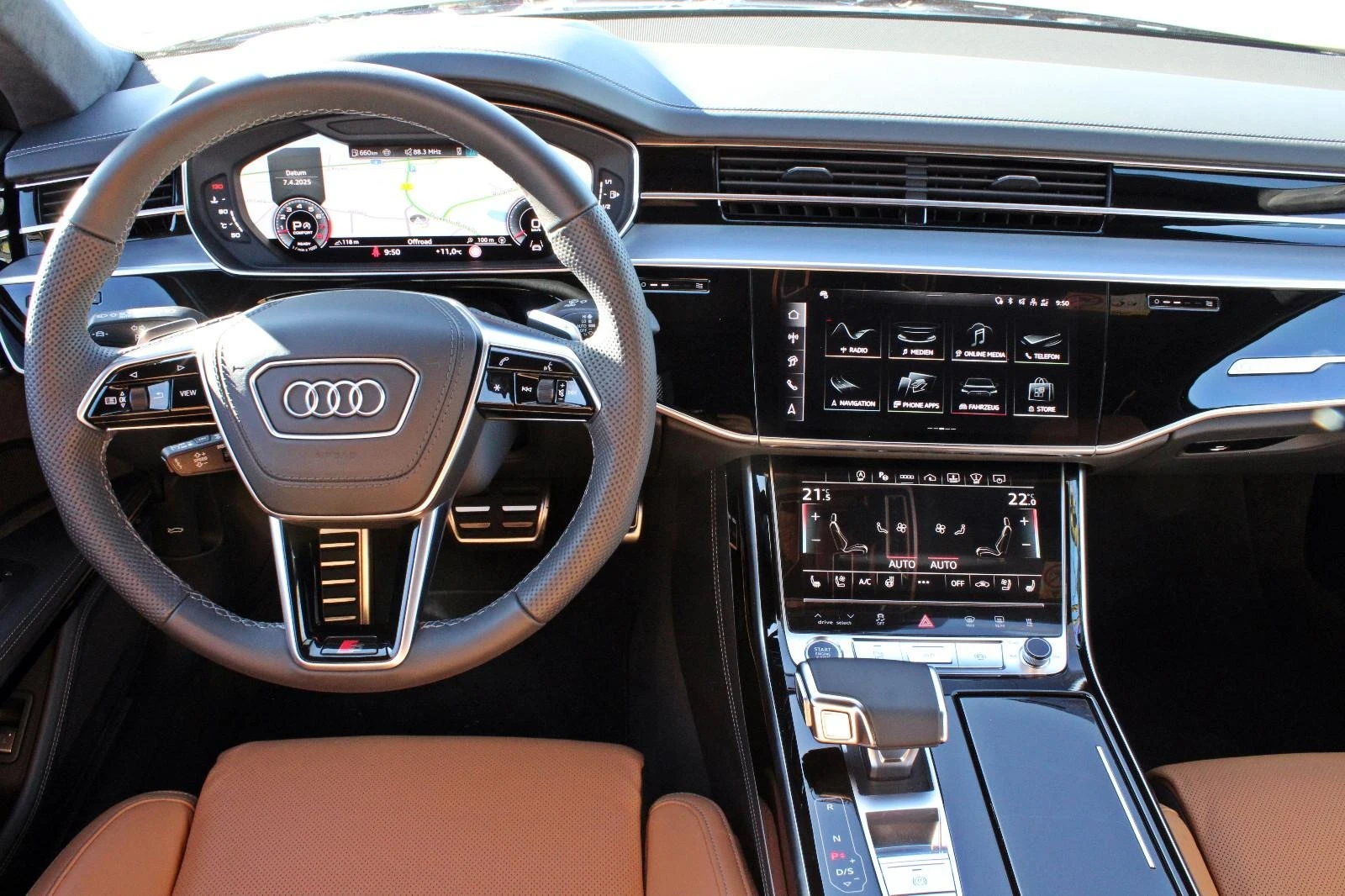 Audi A8 55 TFSI/LONG/S-LINE/S-SEATS/B&O/MATRIX/HEAD UP/ | Mobile.bg   14