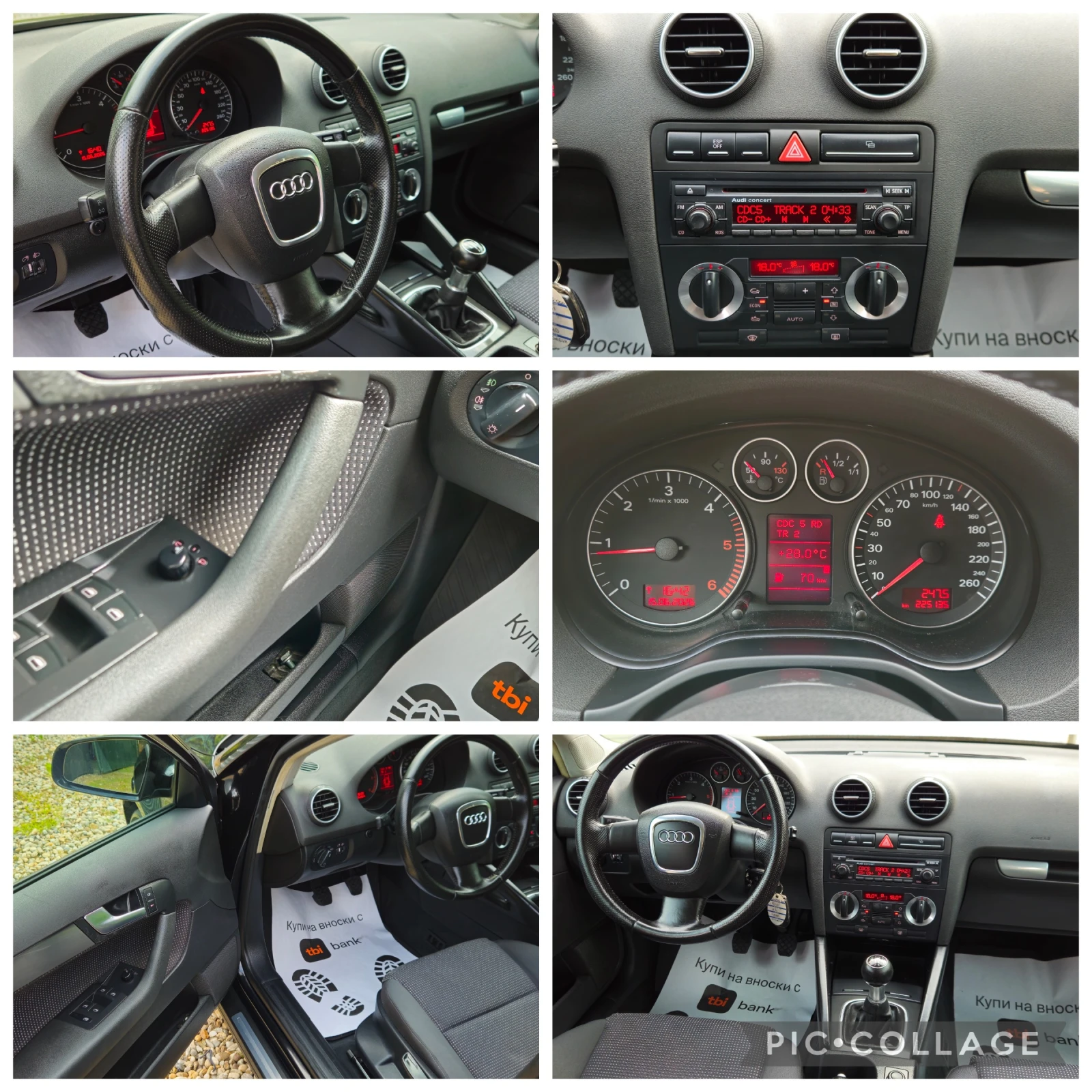 Audi A3 SPORT BACK* 4 �����* 1, 9TDI-105k�* 2006�* ������� | Mobile.bg � ����������� 13