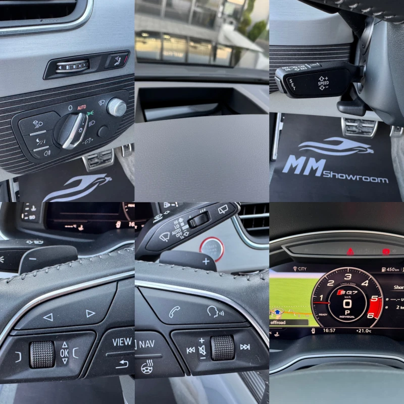 Audi SQ7 S-LINE-MATRIX-МАСАЖИ-ПАНОРАМА-ОБДУХВАНЕ-360-КАМ, снимка 15 - Автомобили и джипове - 47735441