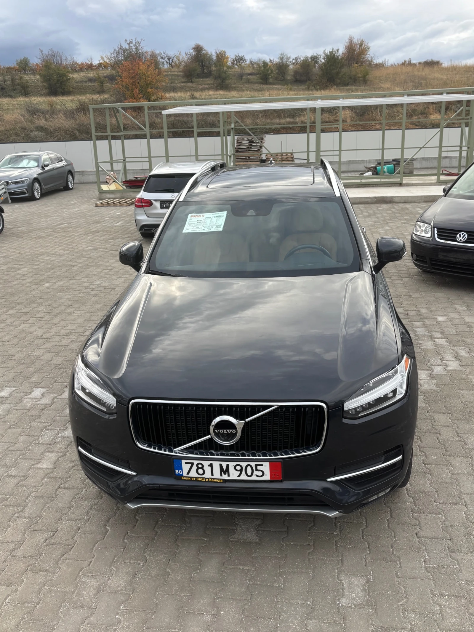 Volvo Xc90 75000 КМ РЕАЛНИ/360 Камера/Панорама/Подгрев, снимка 4 - Автомобили и джипове - 53718734