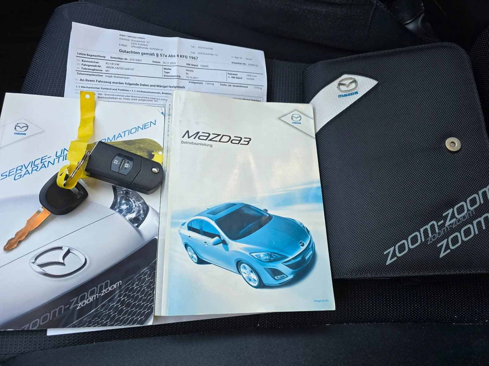 Mazda 3 1.6i 105кс 2011 ЕВРО 5 БЯЛА ПЕРЛА - изображение 8