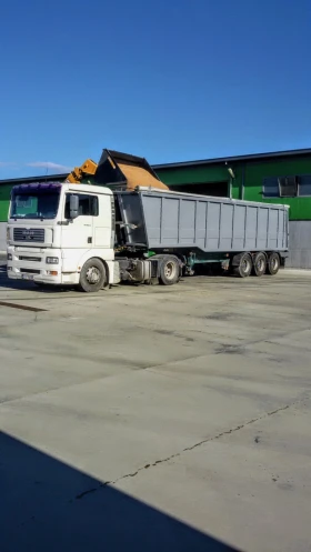 Полуремарке Fruehauf CRANE - 48 м³ | 1998 г. | Готово за работа, снимка 1