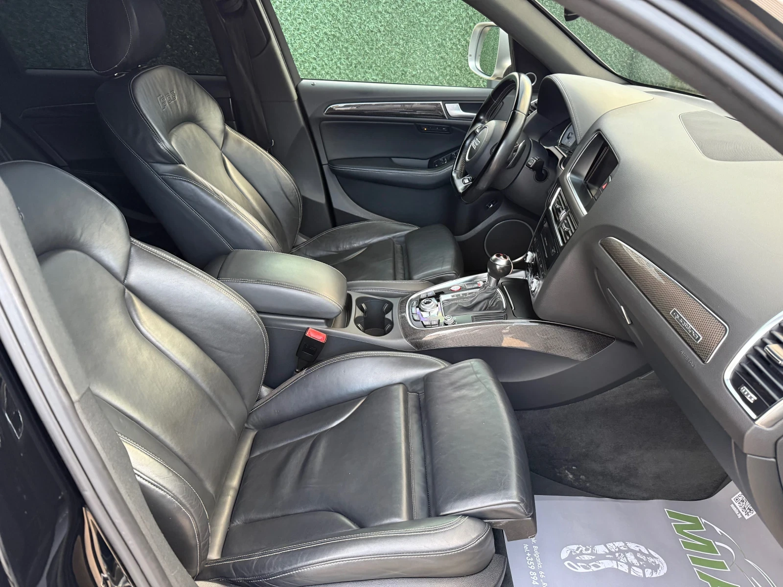 Audi SQ5 3.0* 313* V6* BITURBO* KEYLESS* PANORAMA* РЕГ* ОБС, снимка 15 - Автомобили и джипове - 54083563