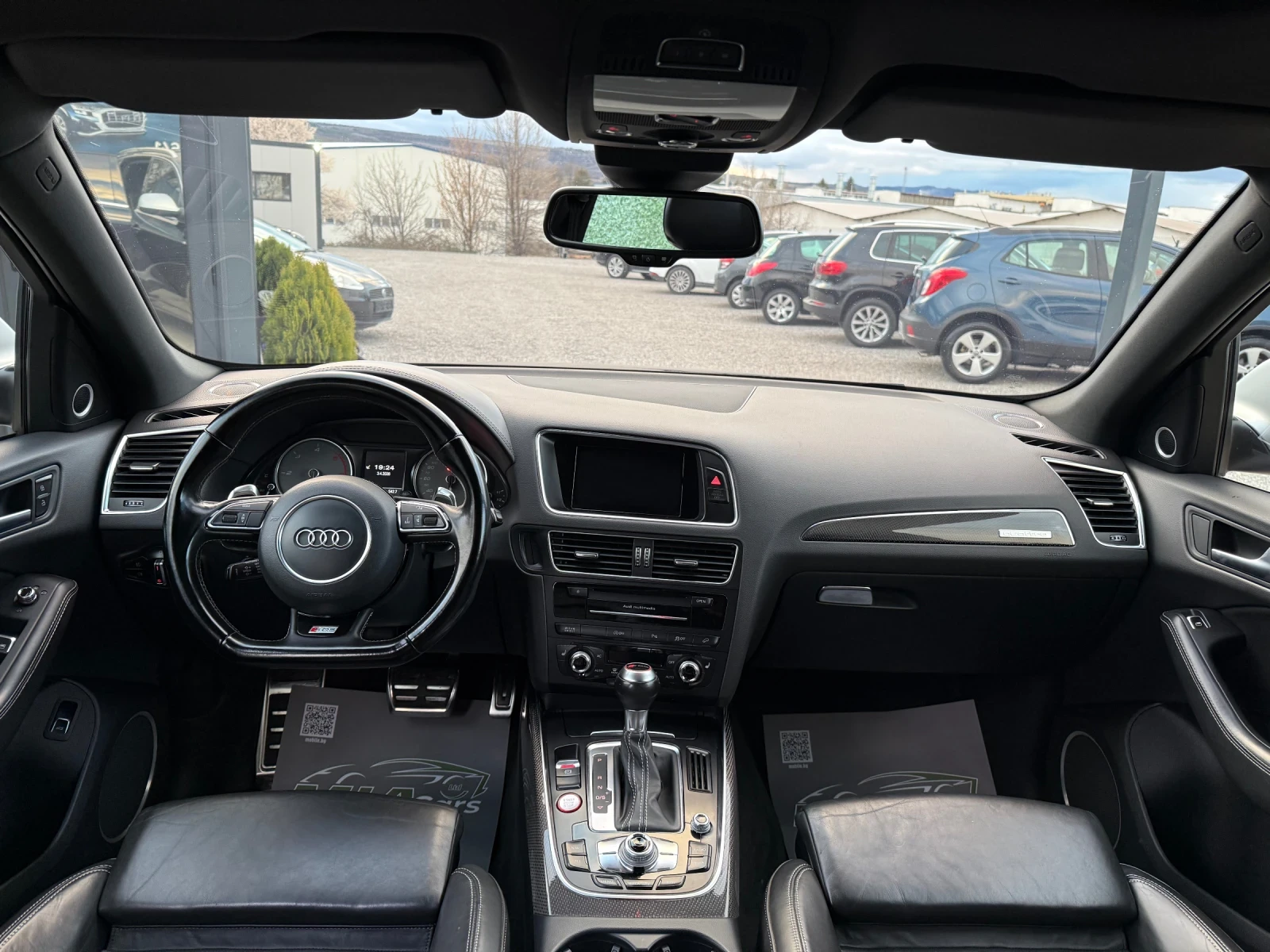 Audi SQ5 3.0* 313* V6* BITURBO* KEYLESS* PANORAMA* РЕГ* ОБС, снимка 12 - Автомобили и джипове - 54083563