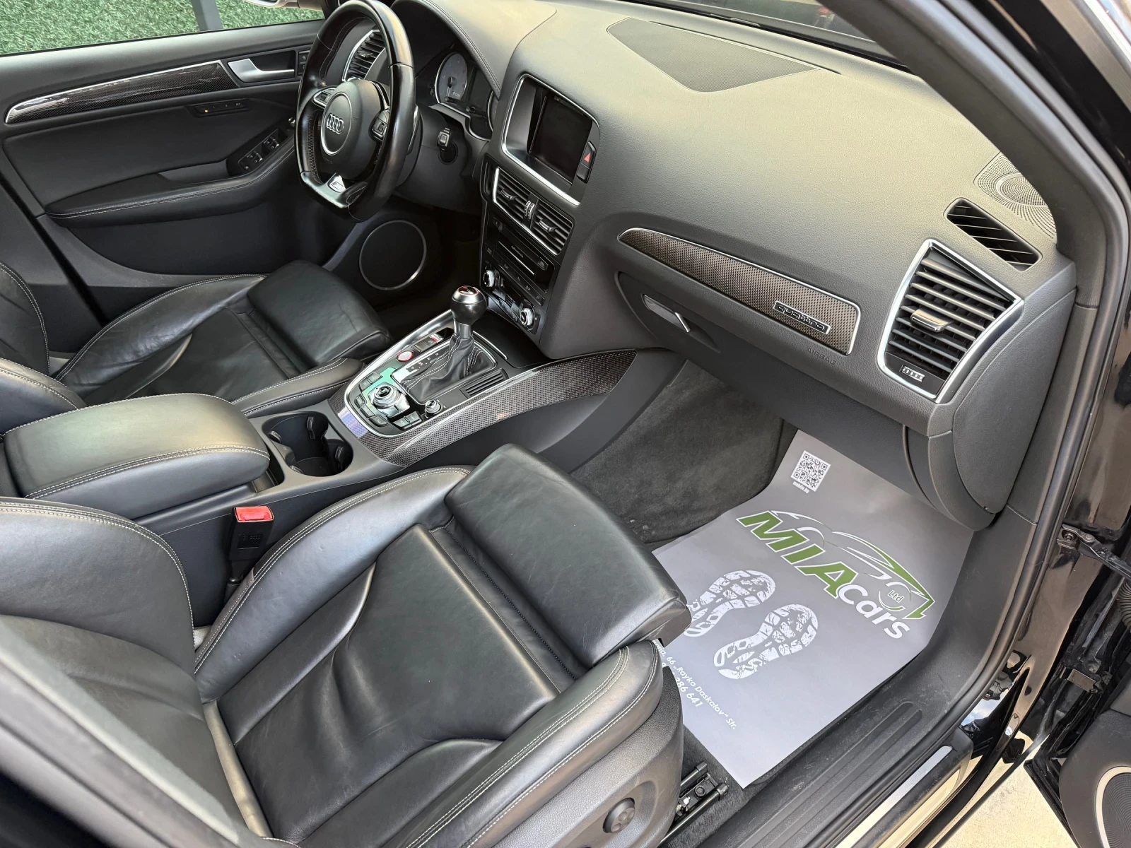 Audi SQ5 3.0* 313* V6* BITURBO* KEYLESS* PANORAMA* РЕГ* ОБС, снимка 14 - Автомобили и джипове - 54083563