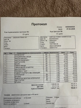 Peugeot 206 - 1900 € / 3716.08 лв. - 39946860 7