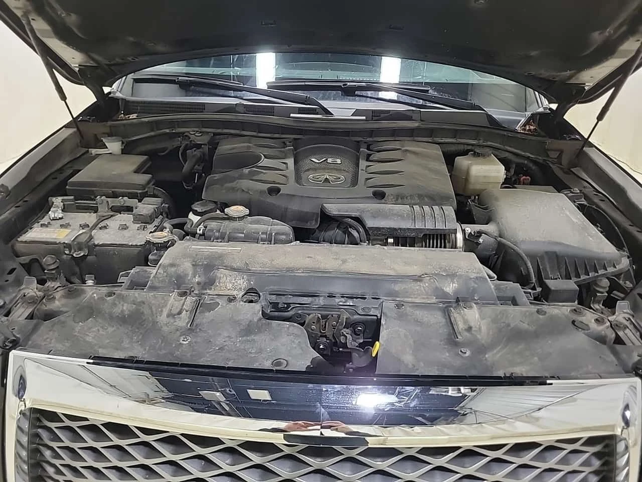 Infiniti QX80  LUXE| HUD| 360| ОБДУХВАНЕ| CARFAX , снимка 17 - Автомобили и джипове - 53950930