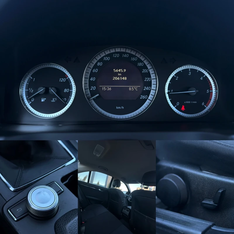 Mercedes-Benz C 220 * 206000км.* 646* Серв.История* , снимка 14 - Автомобили и джипове - 53528174
