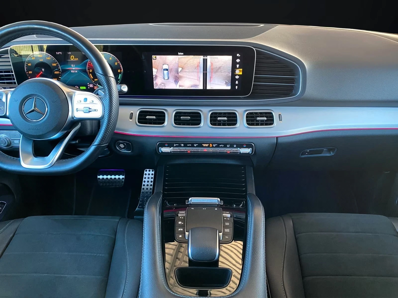 Mercedes-Benz GLE 350 dе/4M/320HP/AMG-LINE/PANO/BURM/360/MEMO/LED/840g, снимка 11 - Автомобили и джипове - 53623453