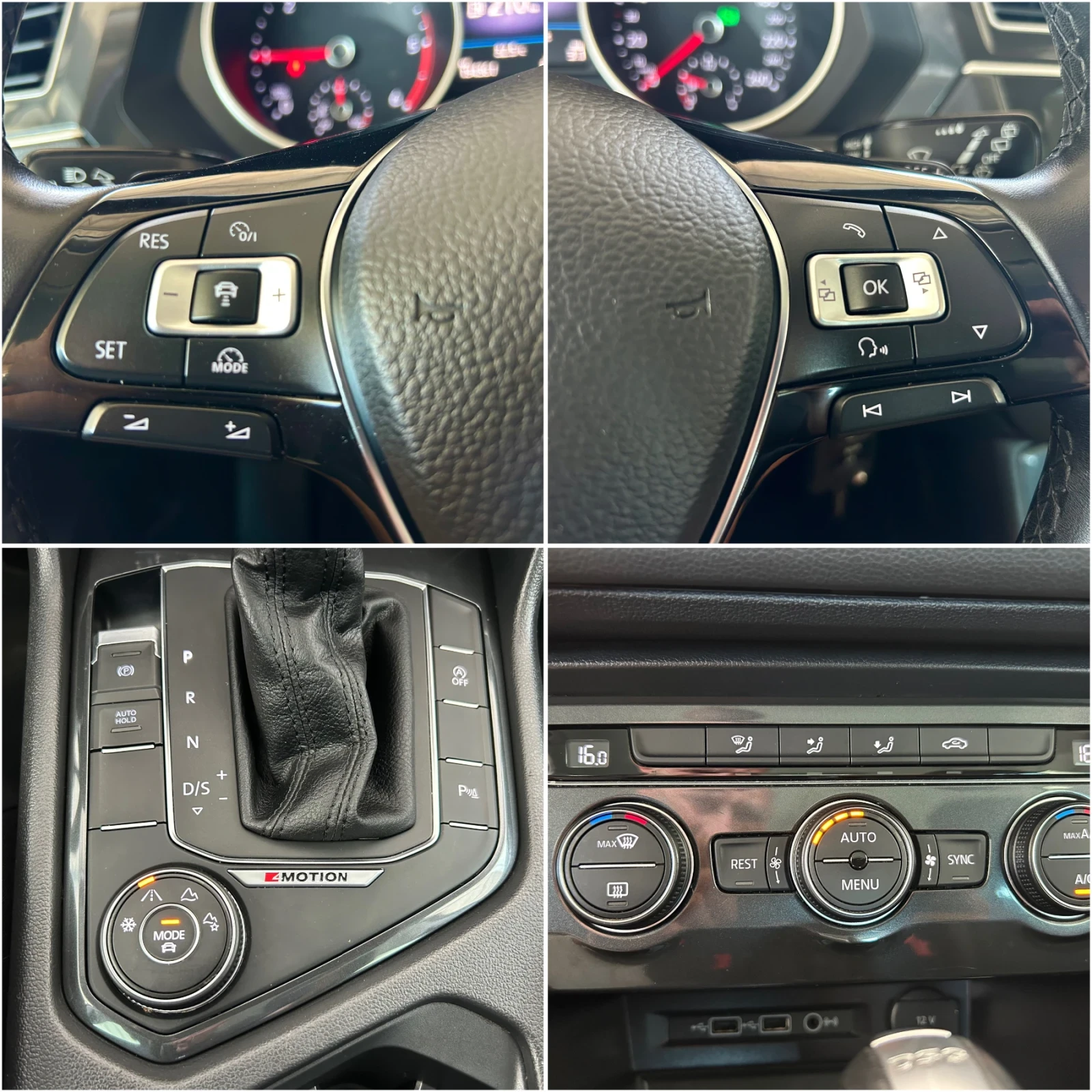 VW Tiguan * 2.0* TDI* 150к.с* 4x4* LED* Дистроник* , снимка 12 - Автомобили и джипове - 55097261
