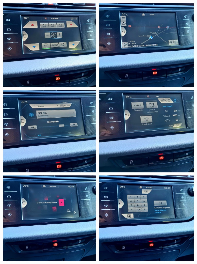 Citroen Grand C4 Picasso 1.6eHDi 6ск. 6+ 1м. Bussiness class, снимка 11 - Автомобили и джипове - 52018055