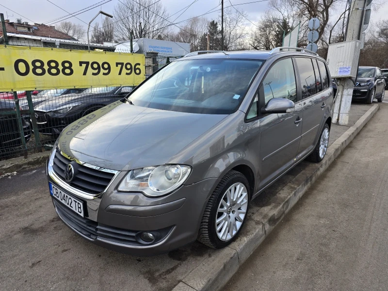 VW Touran 2.0 ECOFUEL/7 МЕСТЕН/Фабричен метан, снимка 1 - Автомобили и джипове - 48881651