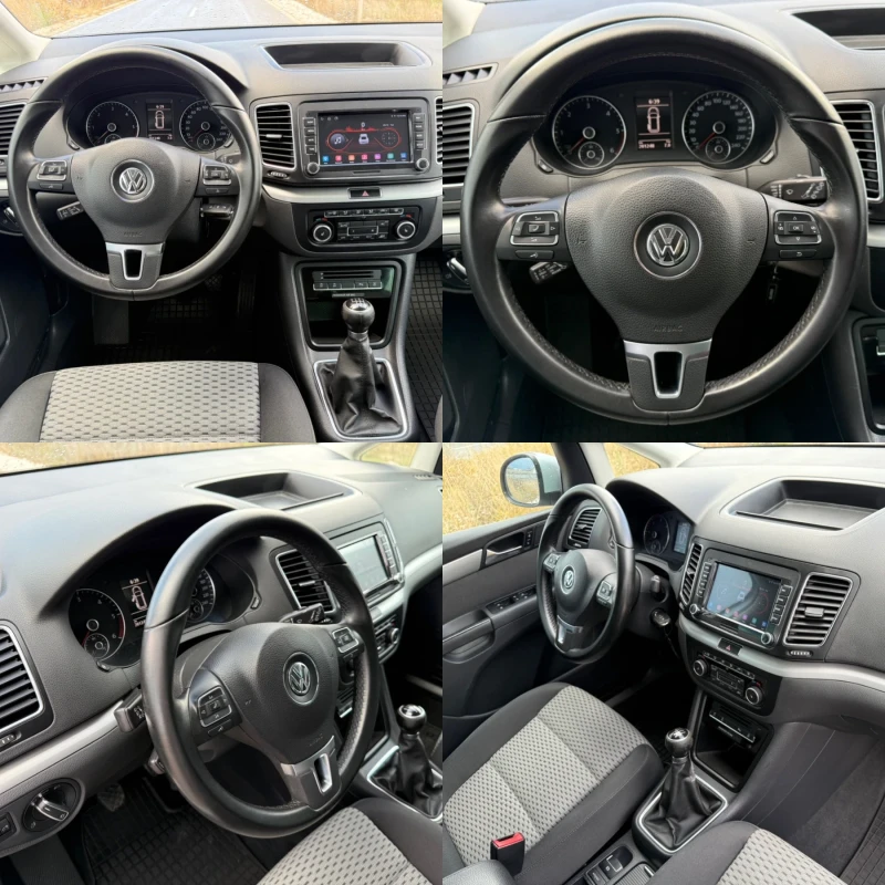 VW Sharan 2.0 TDI 140к.с / LED / NAVI / PARKTRONIC / XENON, снимка 14 - Автомобили и джипове - 52495509