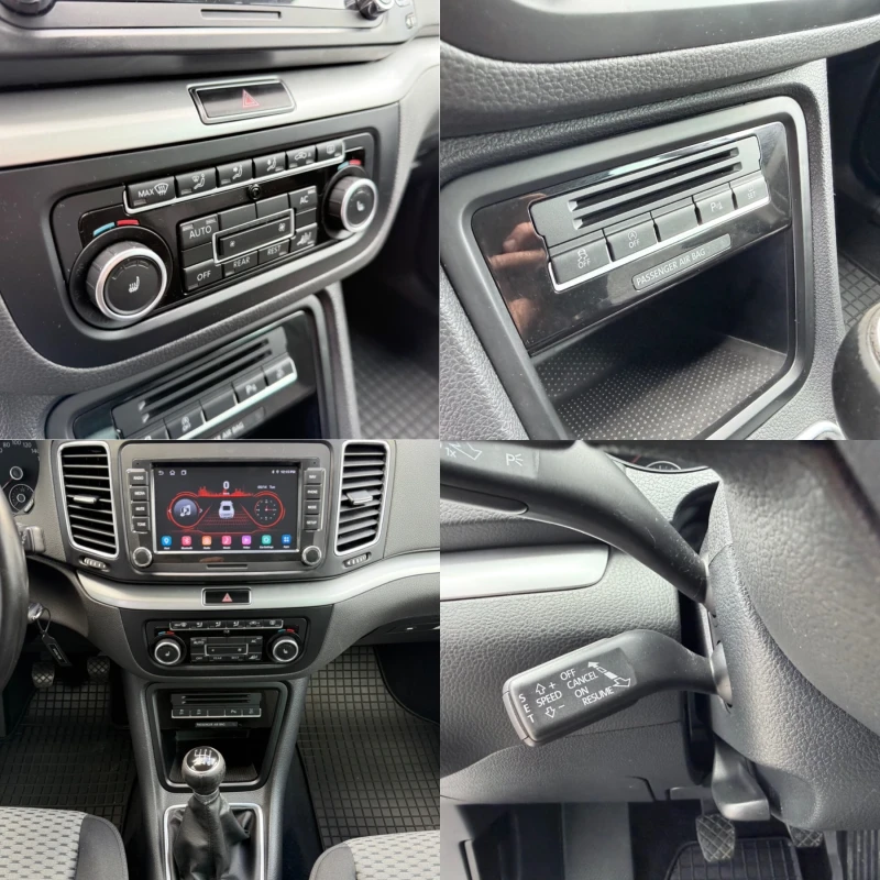 VW Sharan 2.0 TDI 140к.с / LED / NAVI / PARKTRONIC / XENON, снимка 15 - Автомобили и джипове - 52495509
