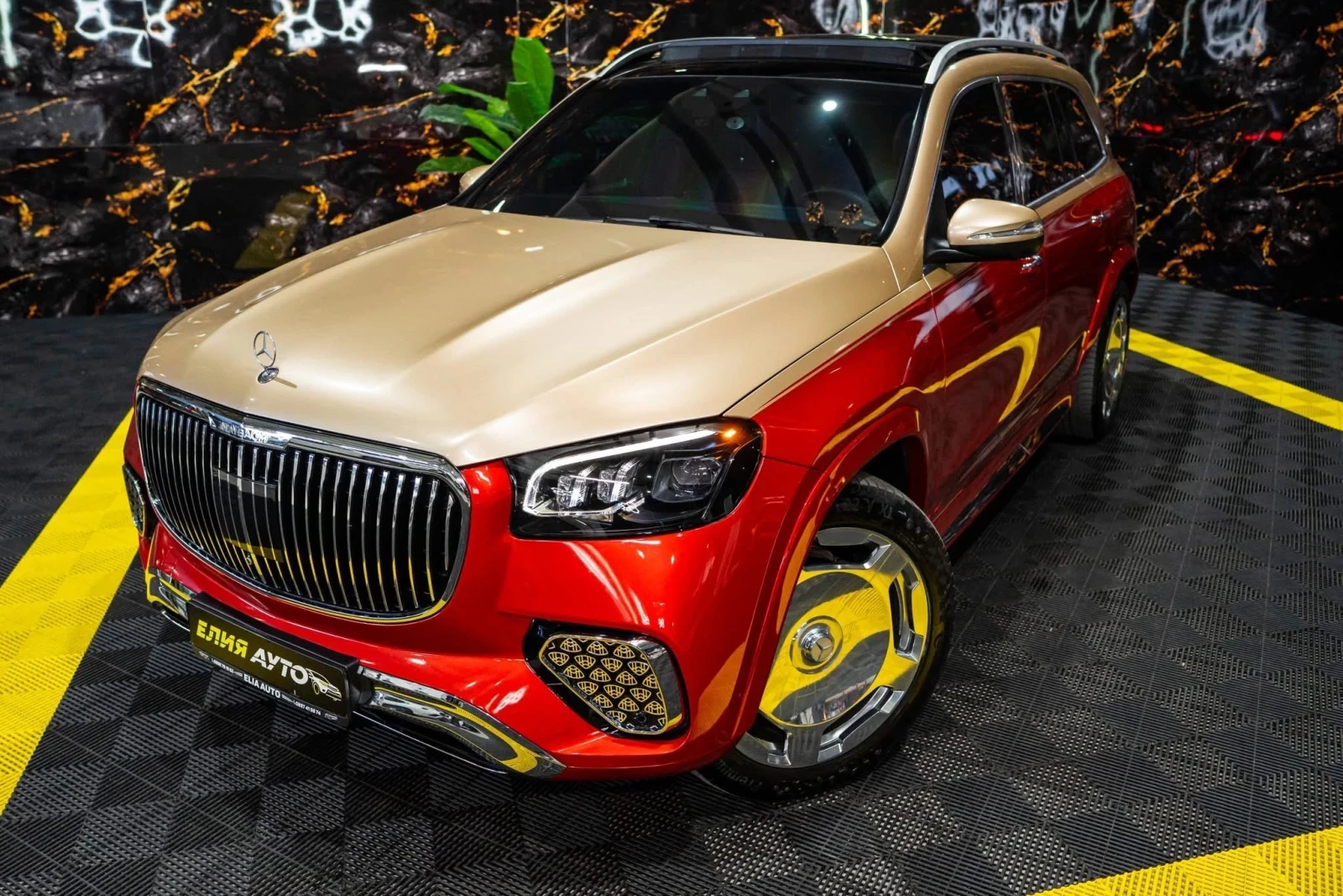 Mercedes-Benz GLS 450 I 4MATIC FULL MAYBACH ПАНО BURM 360 ЛИЗИНГ 100%, снимка 5 - Автомобили и джипове - 54870054