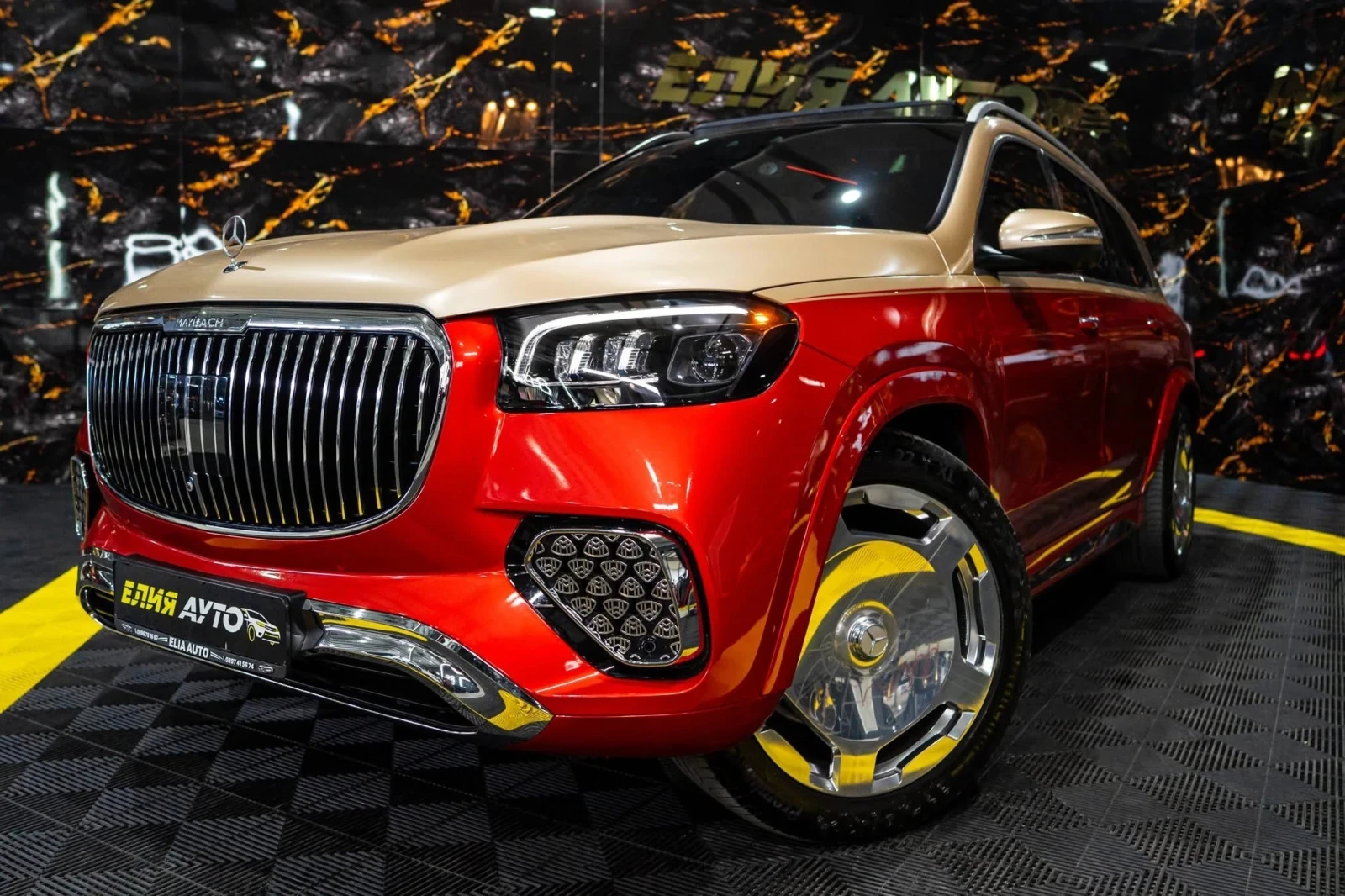Mercedes-Benz GLS 450 I 4MATIC FULL MAYBACH ПАНО BURM 360 ЛИЗИНГ 100%, снимка 4 - Автомобили и джипове - 54870054