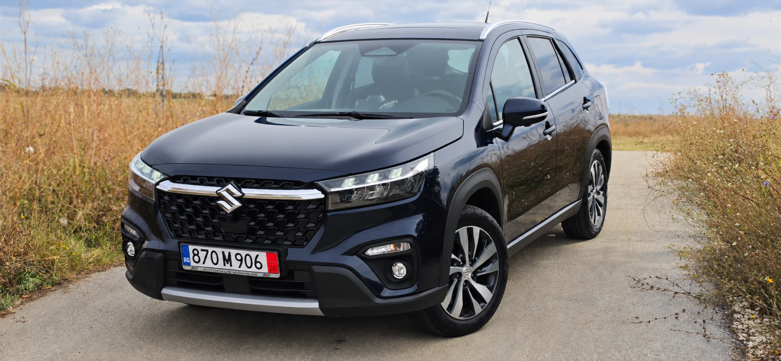 Suzuki SX4 S-Cross GLX, hybrid, Автомат 4x4, панорама, кожа, снимка 2 - Автомобили и джипове - 56229013