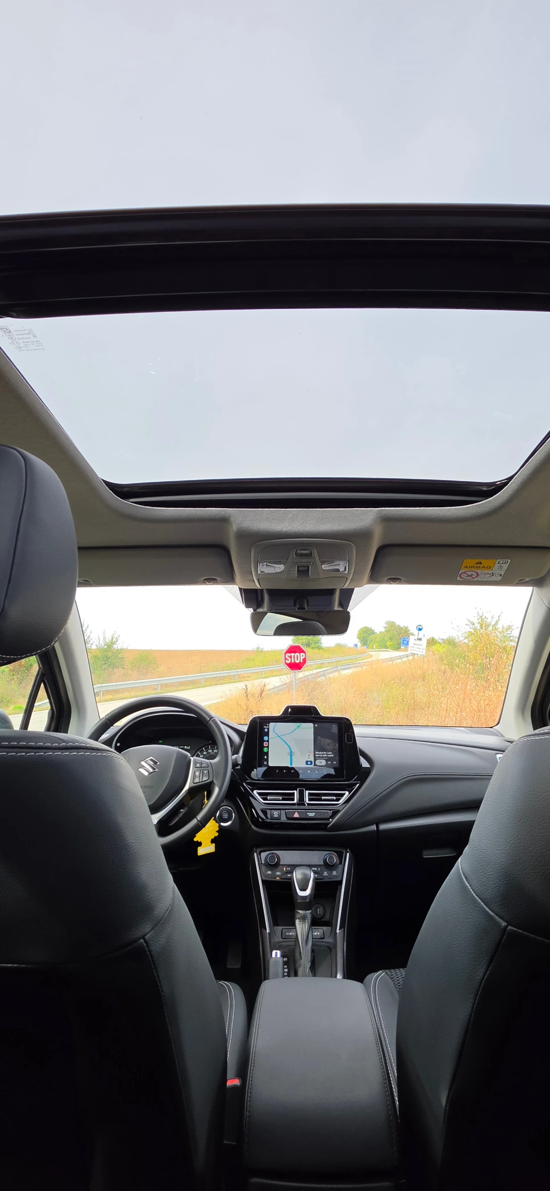 Suzuki SX4 S-Cross GLX, hybrid, Автомат 4x4, панорама, кожа, снимка 12 - Автомобили и джипове - 56229013