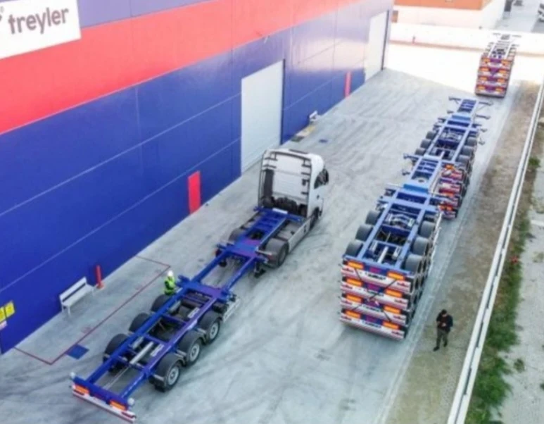 Полуремарке Други Контейнеровози 3 и 4 оси BESS container, TANK, ADR, снимка 11 - Ремаркета - 52507414