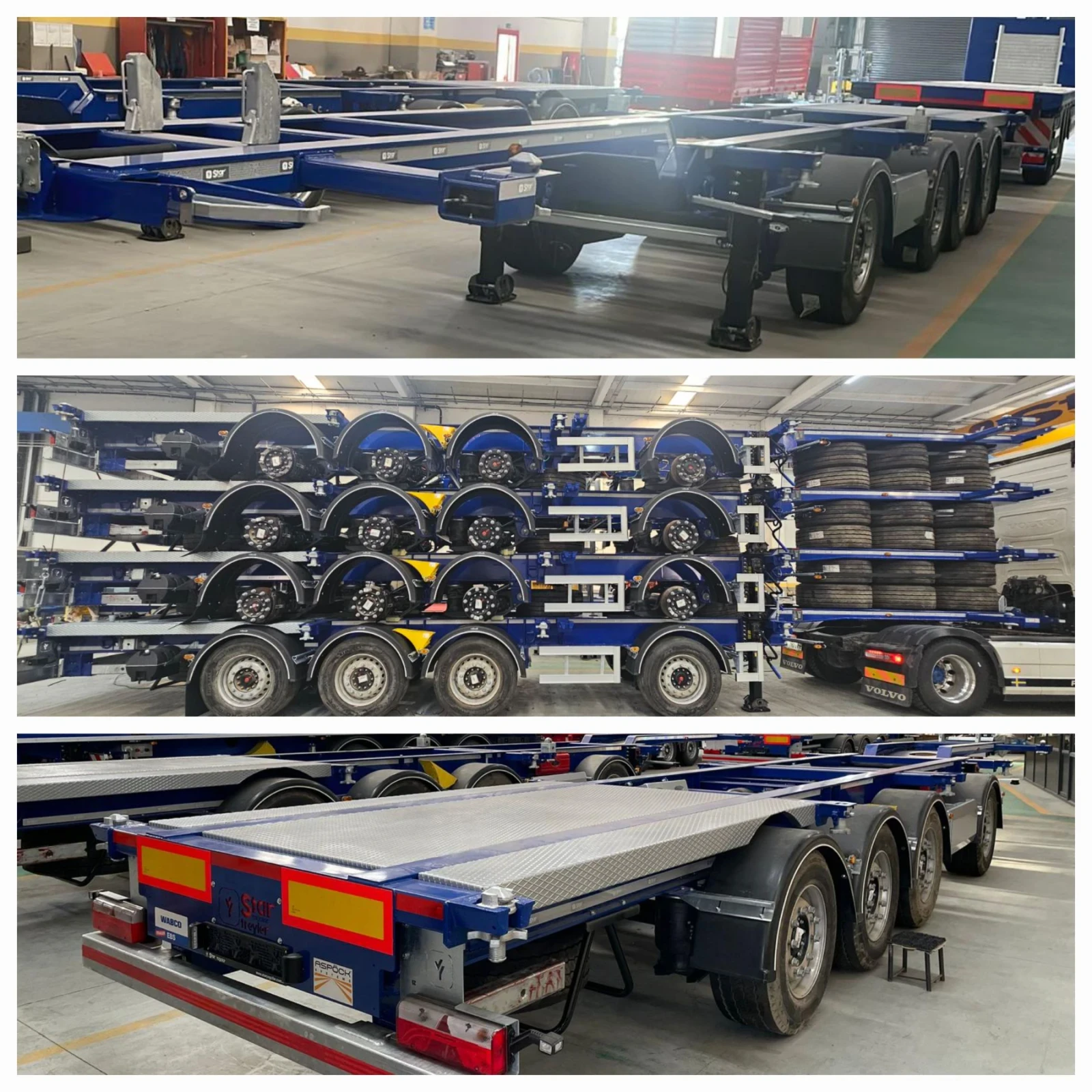 Полуремарке Други Контейнеровози 3 и 4 оси BESS container, TANK, ADR, снимка 15 - Ремаркета - 53814262