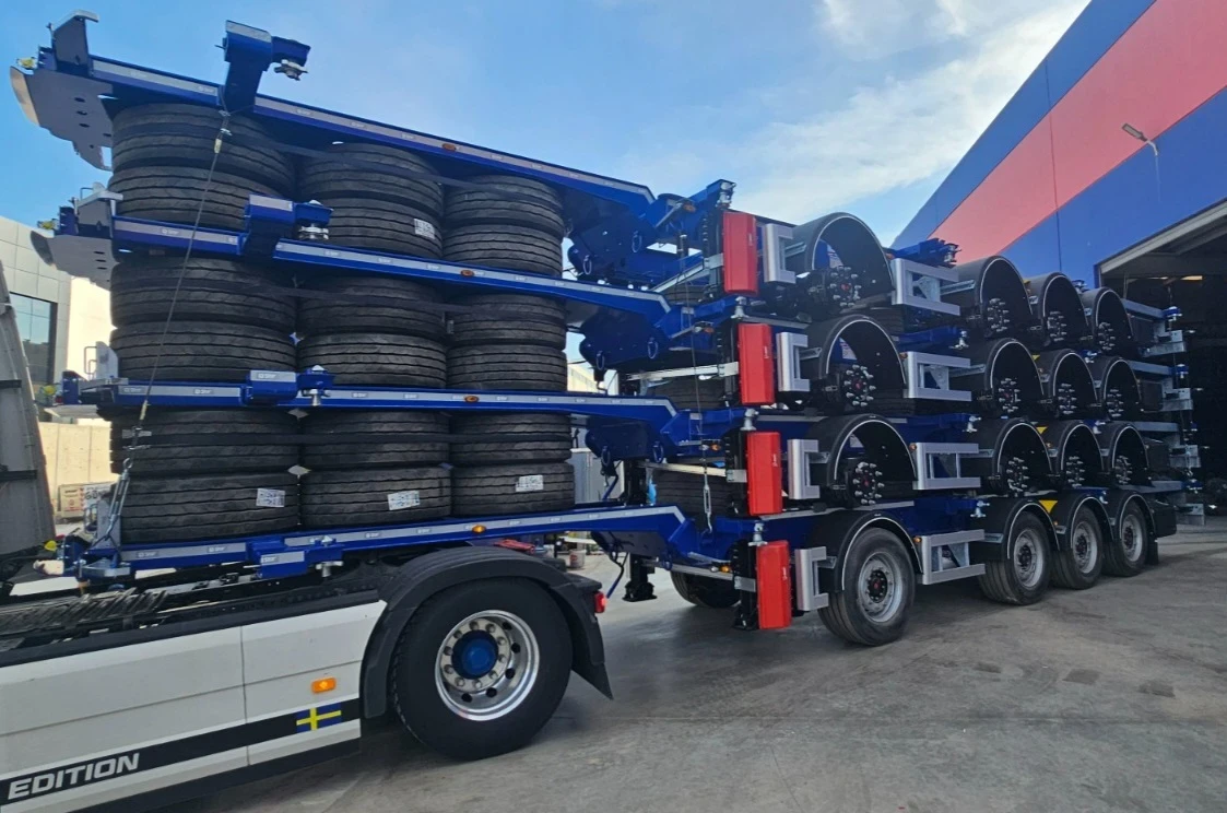 Полуремарке Други Контейнеровози 3 и 4 оси BESS container, TANK, ADR, снимка 3 - Ремаркета - 53814262