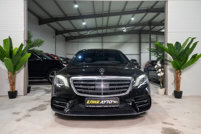 Mercedes-Benz S 400 D LONG FULL AMG LINE 3XTV BURMEISTER ЛИЗИНГ 100%, снимка 2 - Автомобили и джипове - 53066920