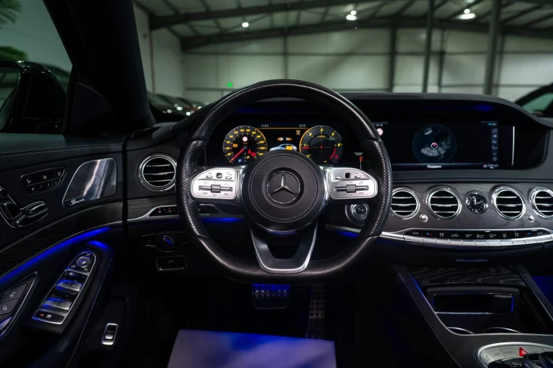 Mercedes-Benz S 400 D LONG FULL AMG LINE 3XTV BURMEISTER ЛИЗИНГ 100%, снимка 11 - Автомобили и джипове - 53066920