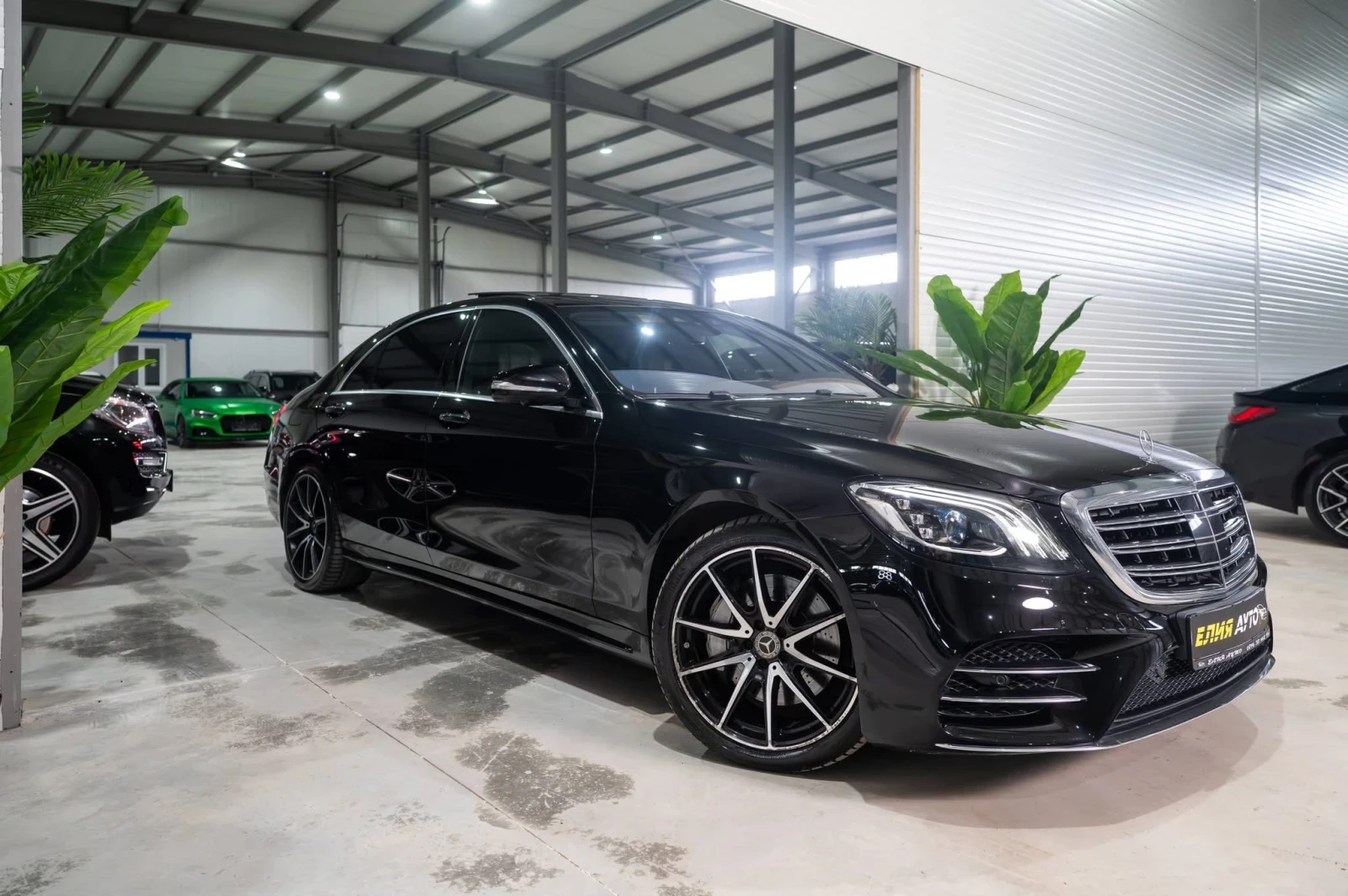 Mercedes-Benz S 400 D LONG FULL AMG LINE 3XTV BURMEISTER ЛИЗИНГ 100%, снимка 1