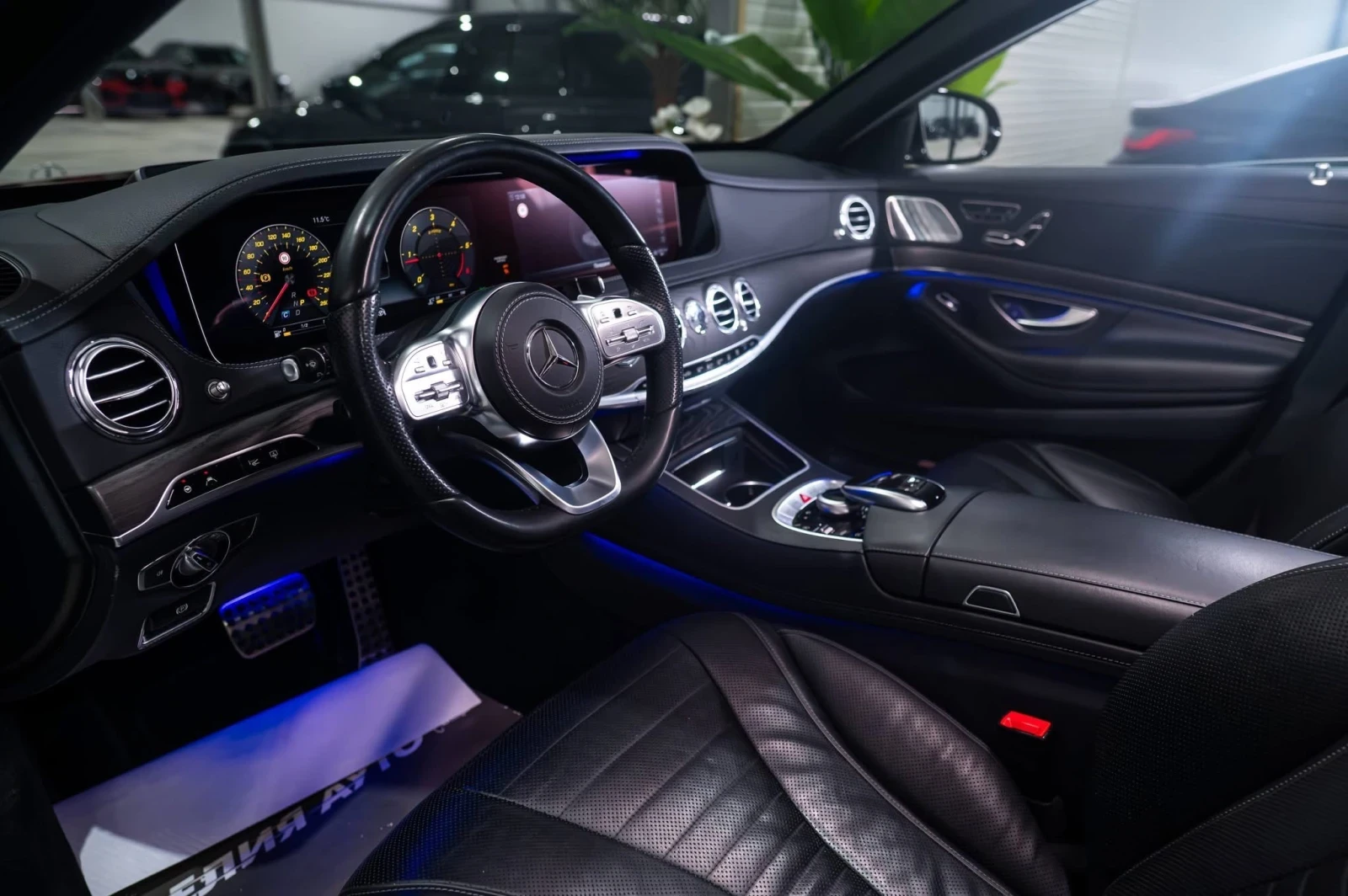 Mercedes-Benz S 400 D LONG FULL AMG LINE 3XTV BURMEISTER ������ 100% | Mobile.bg � ����������� 9