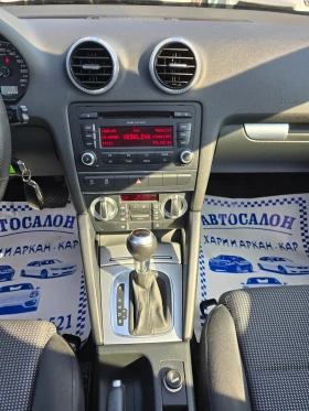 Audi A3 SPORTBAC-1.6TDI-ЕВРО 5В-АВТОМАТИК-ПАНОРАМА, снимка 12