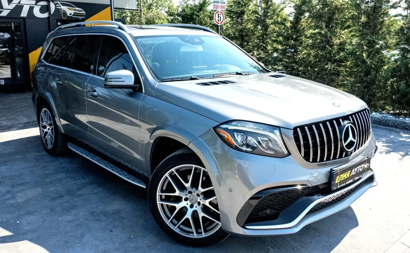 Mercedes-Benz GLS 450 4 MATIC 7 МЕСТЕН MEGA FULL AMG LINE ЛИЗИНГ 100%, снимка 2 - Автомобили и джипове - 51388308