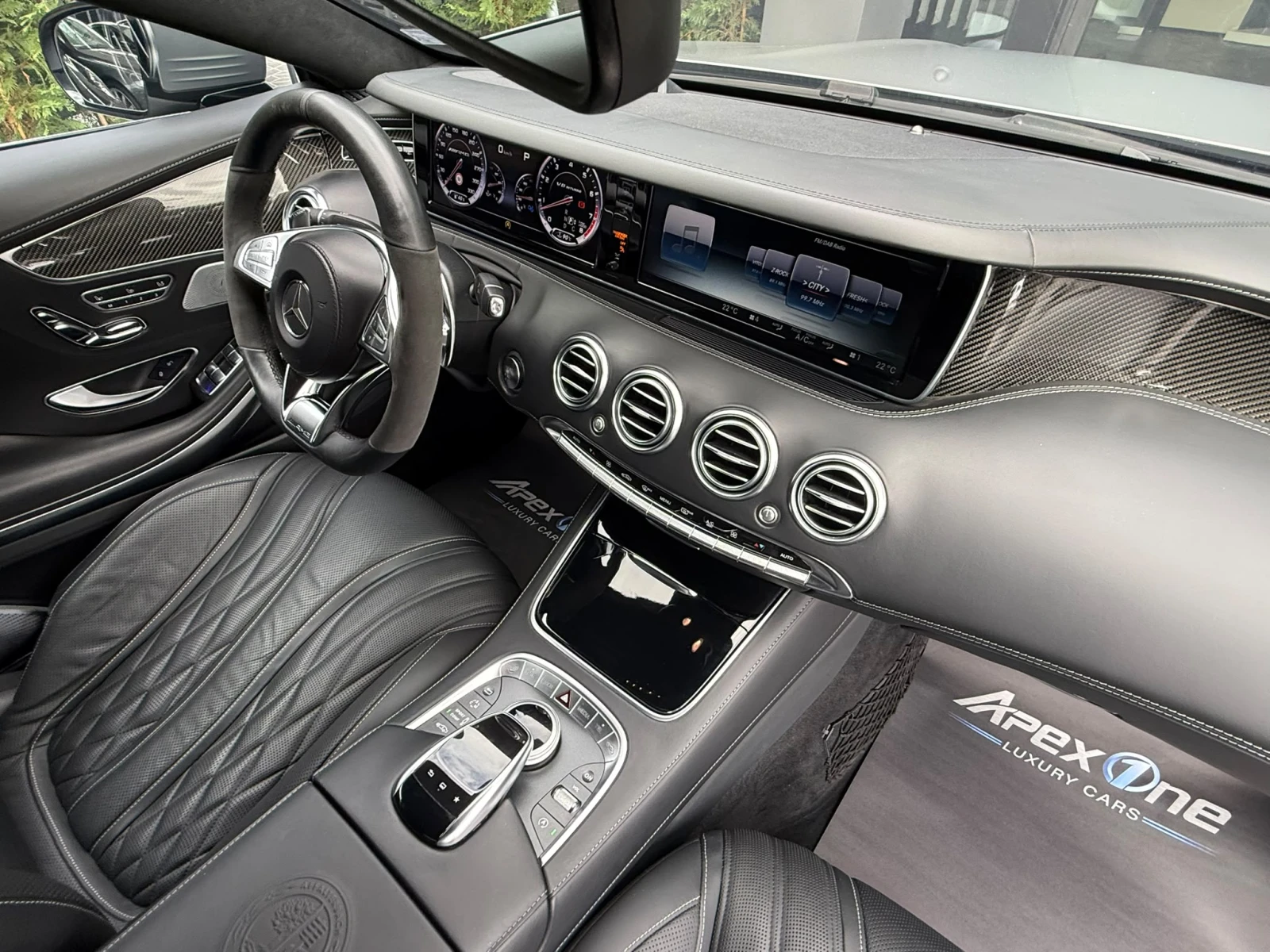Mercedes-Benz S 63 AMG COUPE/BURM/360, снимка 14 - Автомобили и джипове - 55135102