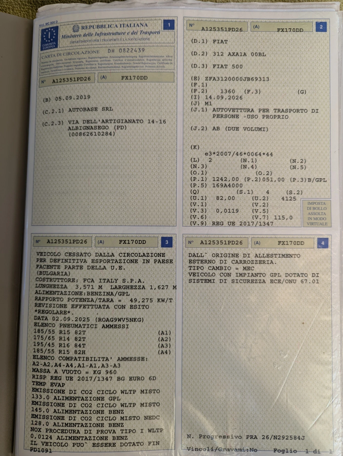 Fiat 500 III 1.2 Lounge easypower GPL | Mobile.bg � ����������� 17