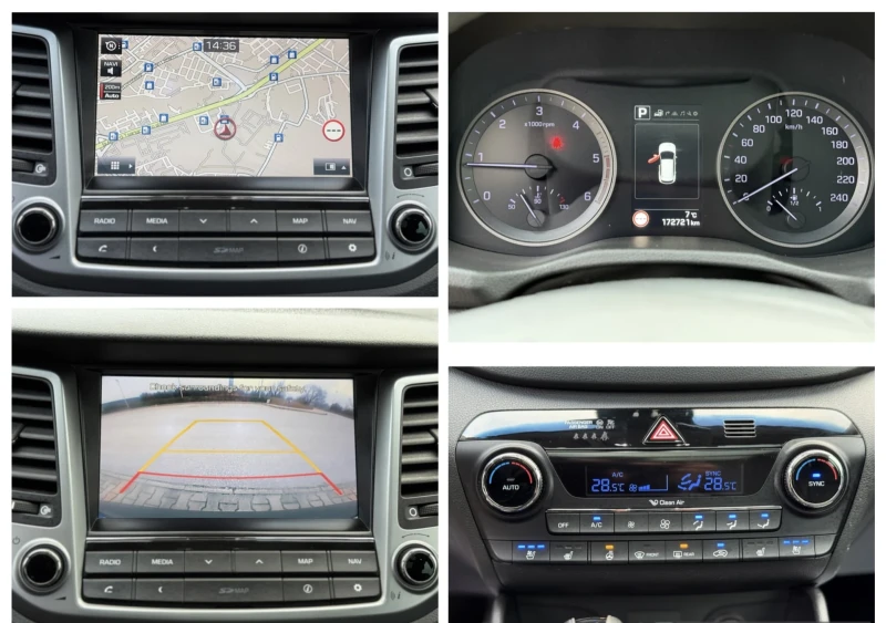 Hyundai Tucson 2.0CRDI 4WD VERTEX СЕРВИЗНА ИСТОРИЯ ВСИЧКИ ЕКСТРИ, снимка 16 - Автомобили и джипове - 52752044