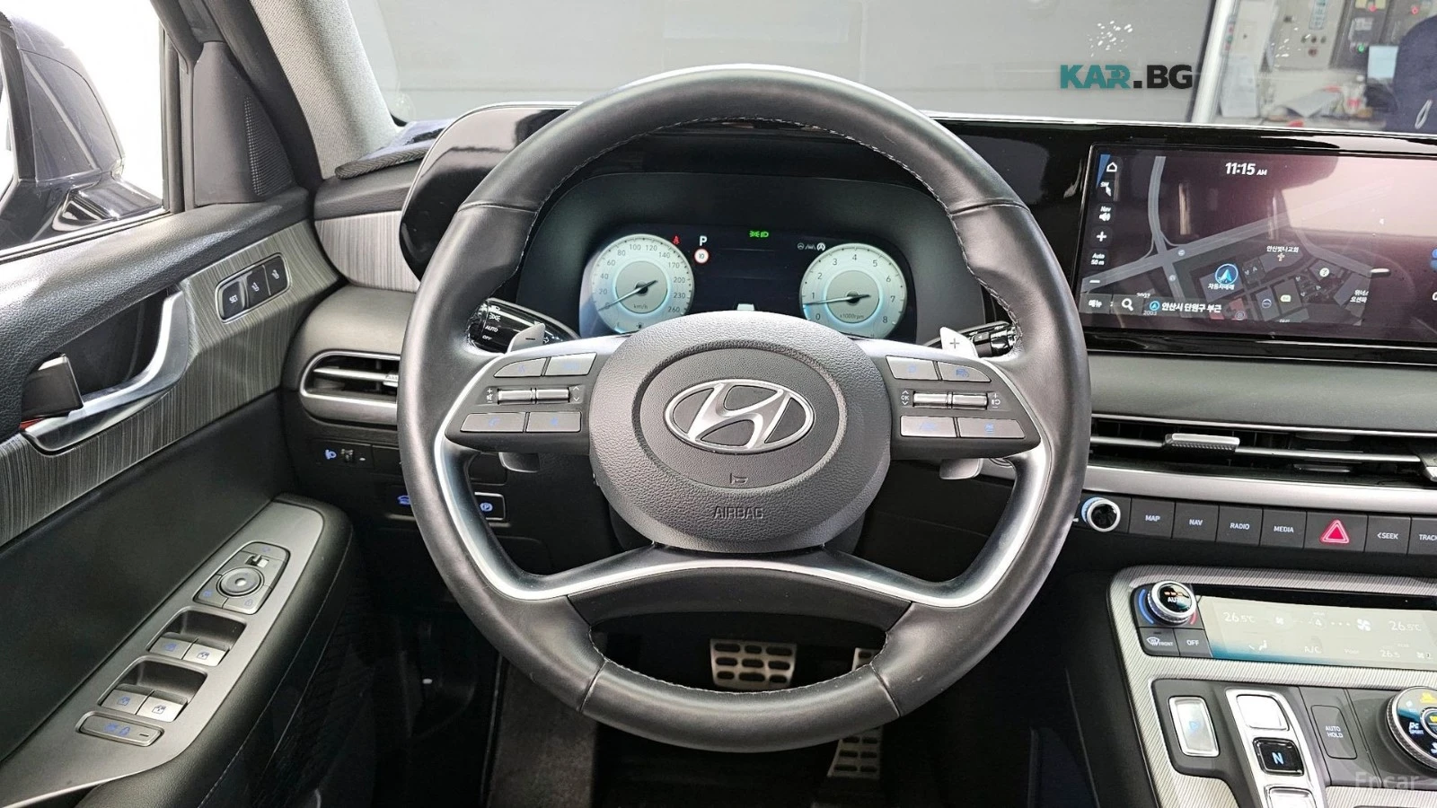 Hyundai Palisade 3.8* 4WD* CALLIGRAPHY* ПОДГРЕВ* ОБДУХВАНЕ* 360* ПА, снимка 12 - Автомобили и джипове - 56082976
