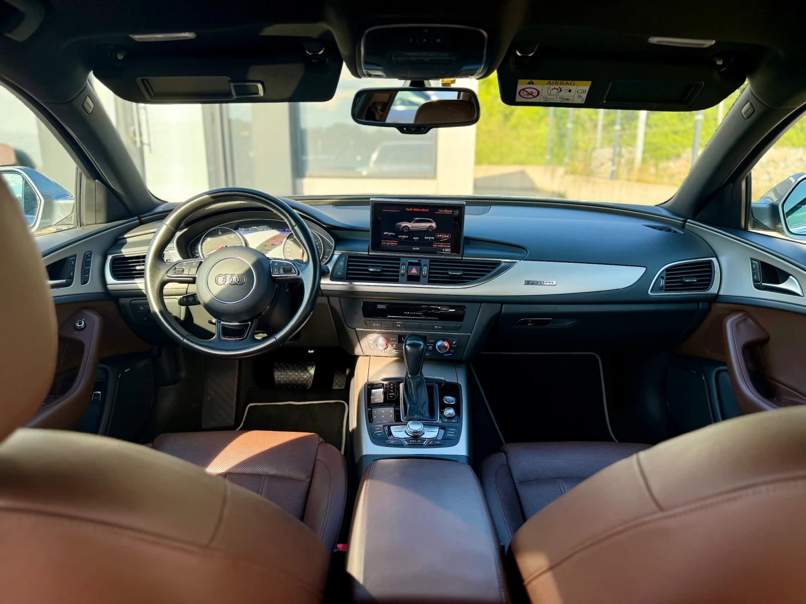 Audi A6 S-LINE / ПОДГРЕВ / ОБДУХВАНЕ / 360 КАМЕРА / MATRIX, снимка 7 - Автомобили и джипове - 54967478