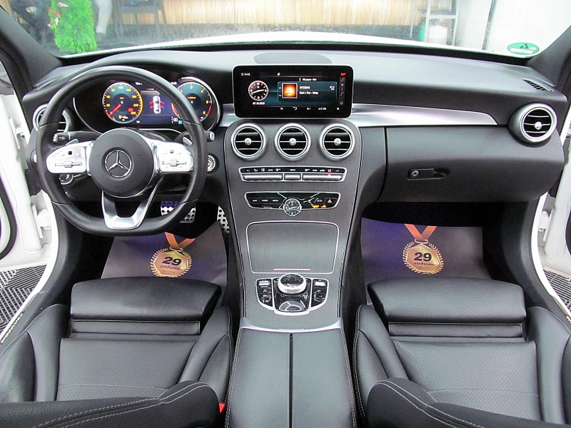 Mercedes-Benz C 220 AMG/PANORAMA/GERMANY/DIGITAL/СОБСТВЕН ЛИЗИНГ, снимка 14 - Автомобили и джипове - 51990099
