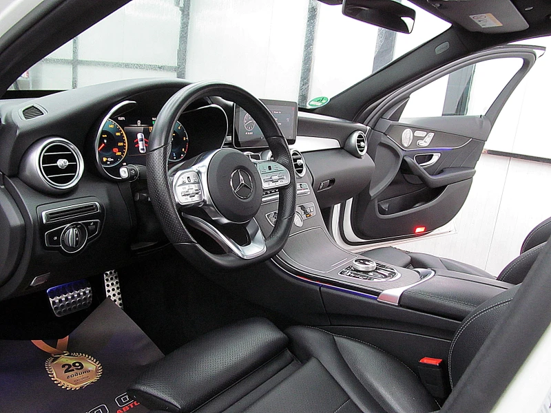 Mercedes-Benz C 220 AMG/PANORAMA/GERMANY/DIGITAL/СОБСТВЕН ЛИЗИНГ, снимка 10 - Автомобили и джипове - 51990099