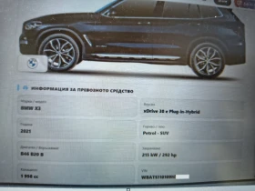BMW X3 30e xDrive 2 в 1 самозареждащ се и плъгин хибрид | Auto.bg — изображение 14